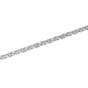 Mabina Bracciale da uomo in argento con catena bizantina 534093